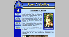 Desktop Screenshot of paws4healing.info